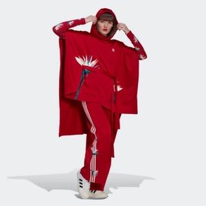 Adidas x Thebe Magugu collab Poncho Hoodie bird of paradise tunic XS
